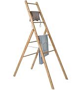Honey Can Do Bamboo Clothes Drying Ladder Rack DRY-09387 Natural