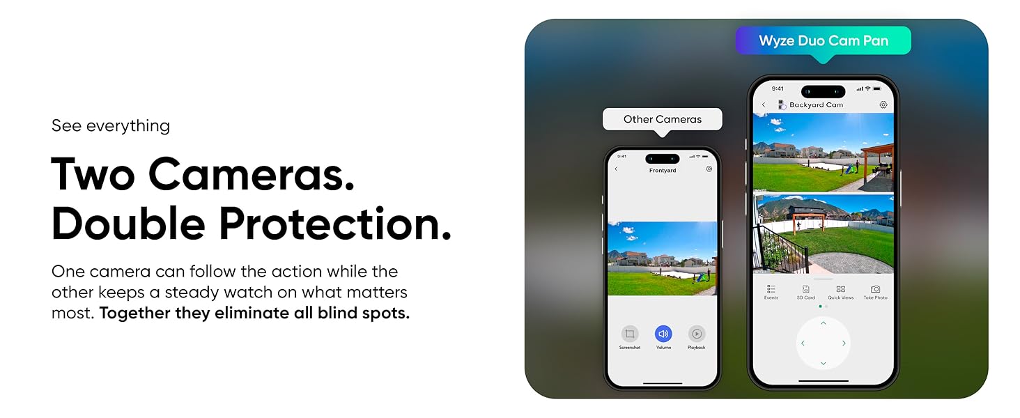 Wyze Duo Cam Pan Two Cameras
