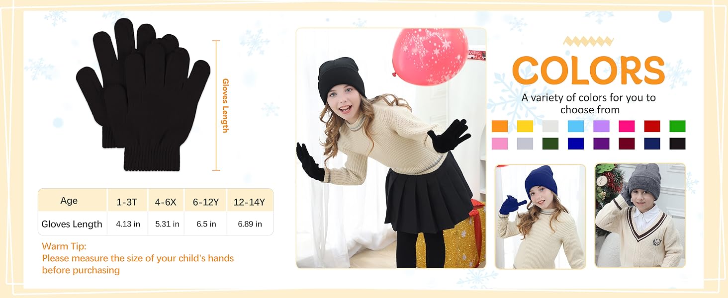 kids winter gloves