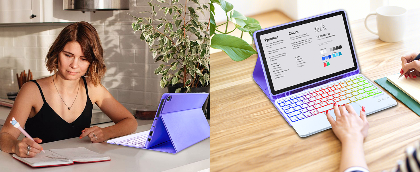 HD 10/10 Plus Keyboard Caes-Purple-7