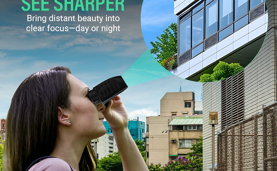 See the World in Stunning Detail with 12x25 Compact Binoculars – Perfect for Adults &amp;amp; Kids