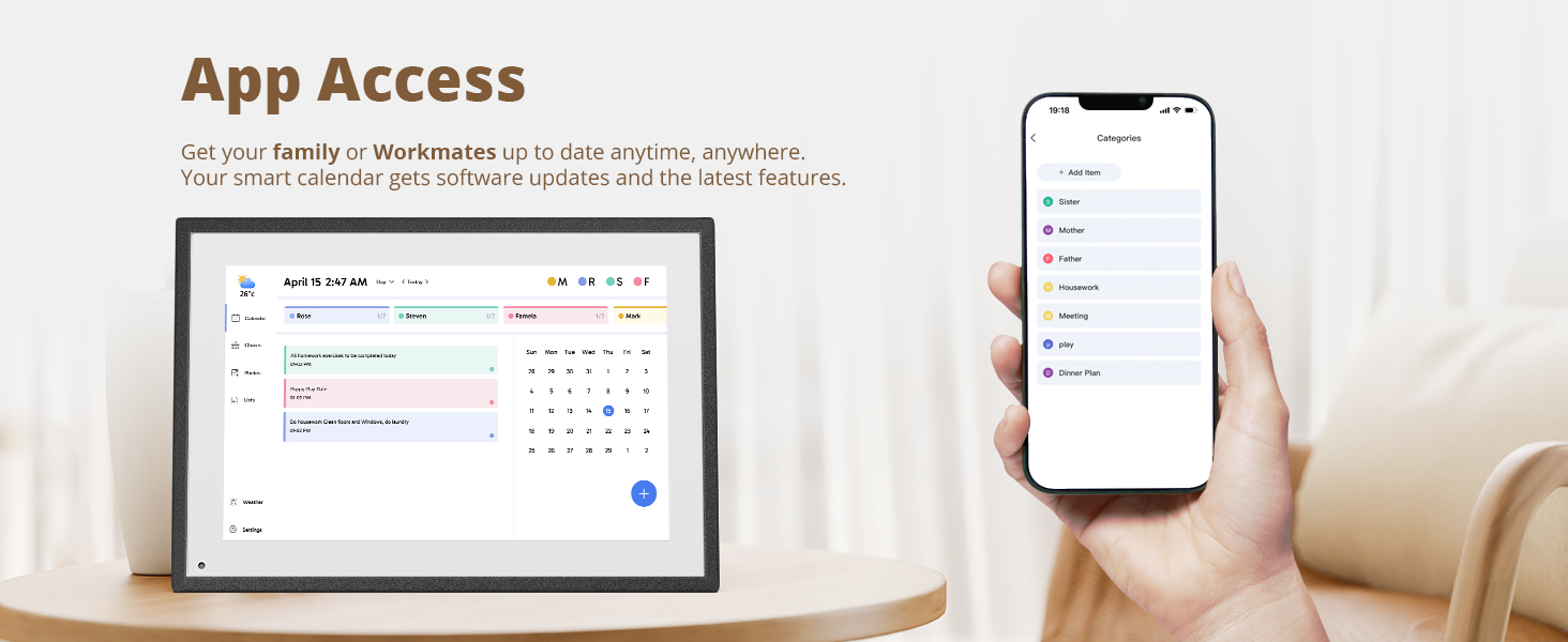 digital calendar