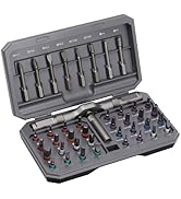 42 in 1 Magnetic Ratchet Screwdriver Set, DIY Magnetic Drive Kit, Multi Bit Repair Tool Kit with ...
