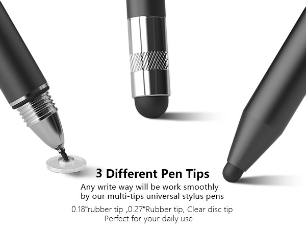 3 Different Pen Tips