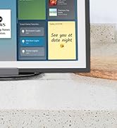 Letlar Tilt and Swivel Stand for Echo Show 15, Make of Aluminum Alloy, Rotatable and Foldable, Ec...