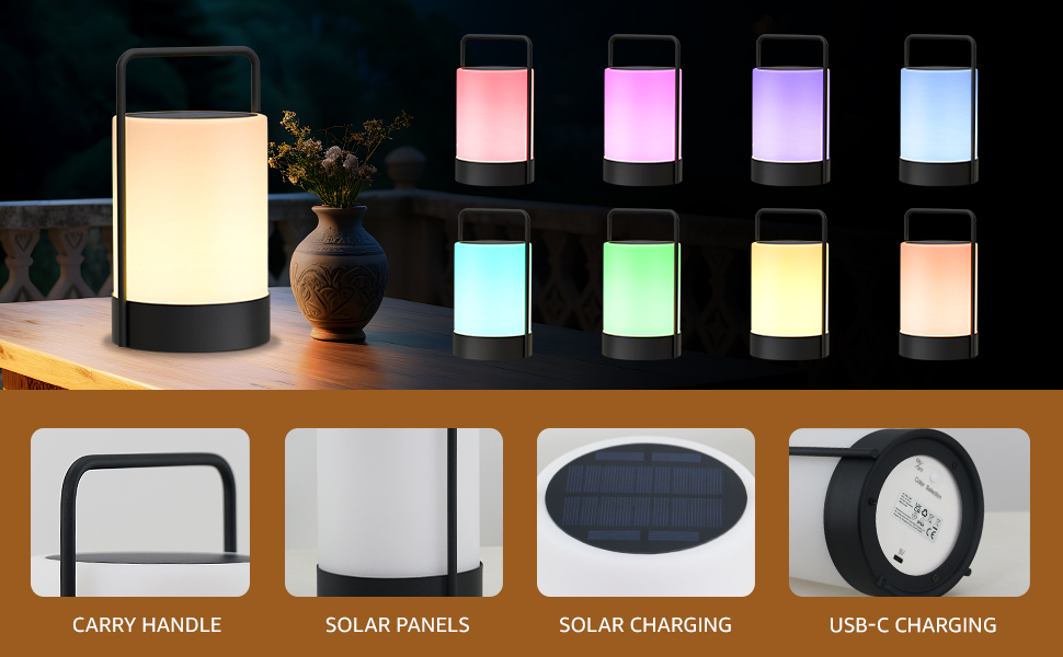 Solar Table Lamp