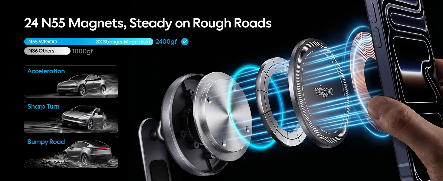 tesla model y model 3 phone mount holder
