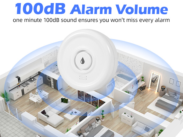 5 Pack Water Leak Detectors for Home