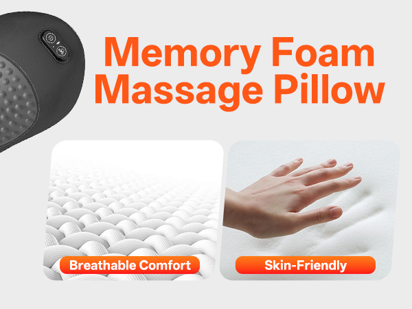 Memory Foam Massage Pillow