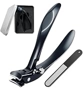 Long Handle Toenail Clippers for Seniors Ultra Wide Jaw Opening Toe Nail Clippers Set for Thick T...