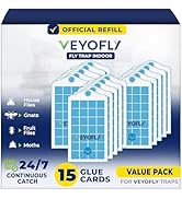 VEYOFLY Fruit Fly Traps for Indoors Refill, Gnat Traps for House Indoor, Fly Catcher, Fly Trap, F...