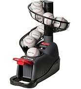 Furlihong 898BH Baseball Soft Toss Machine, Angle Adjustable, Step On Paddle and Release to Launc...