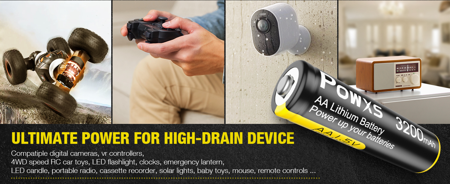 aa lithium batteries