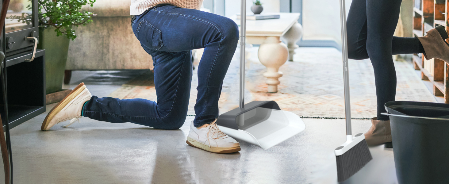 broom and dustpan set