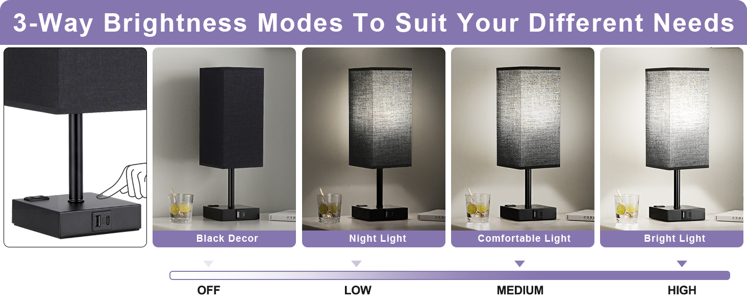 3-way brightness
