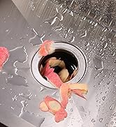 2-Pcs RQYEKDO Garbage Disposal Splash Guards Sink Baffle, 3 1/8 Inch Food Waste Disposal Accessor...