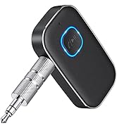 COMSOON Bluetooth AUX Adapter for Car, Noise Reduction Bluetooth Receiver for Music/Hands-Free Ca...
