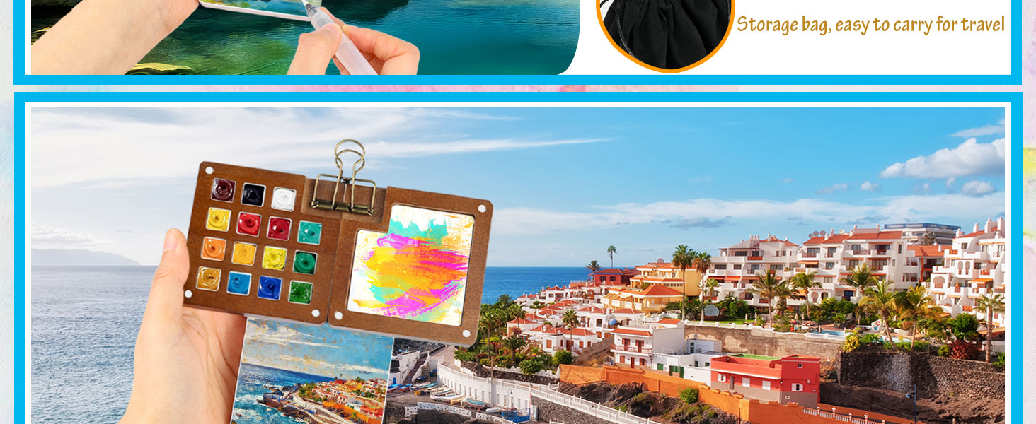 pocket watercolor travel set