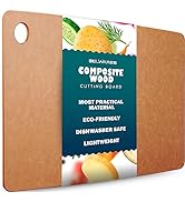 Wooden Cutting Board for Kitchen - Large Composite Wood Cutting Boards Dishwasher Safe 14.5 X 11....