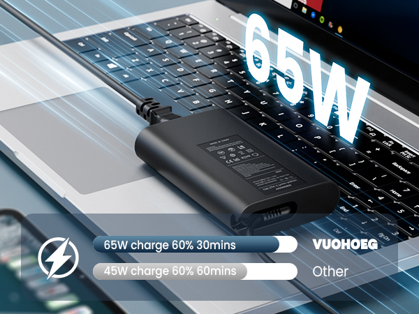 65W USB C Laptop Charger