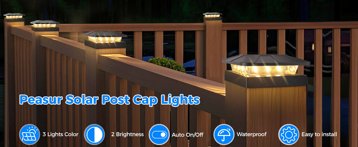 solar post lights