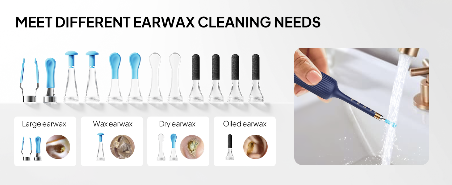 ear wax removal tool camera ear cleaner cleaning earwax remover kit