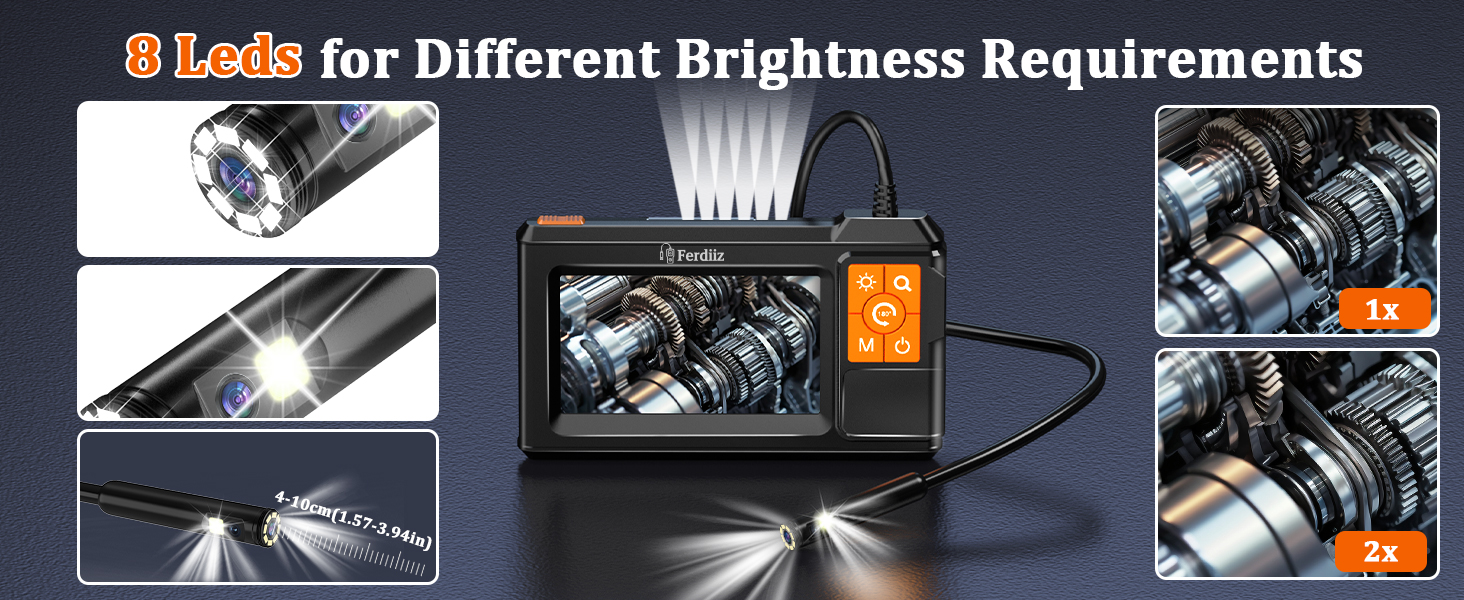 Endoscope Camera with Light