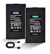 Tectra 2-Pack 8000mAh E8P Rechargeable Lithium Battery for GardePro Trail Camera E6P, E6PCF, E6PM...