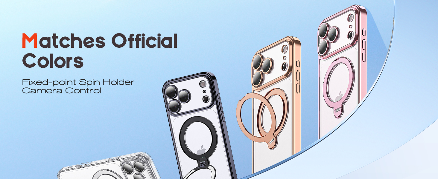 AmoraAqua Compatible with iPhone 17 Pro Max Case