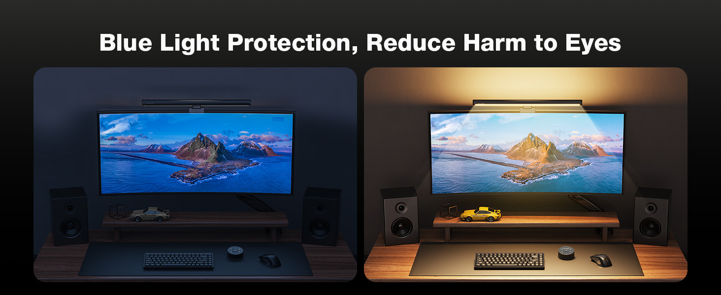 monitor accessories,gaming led lights, remote control lamp, backlight,lampara de escritorio