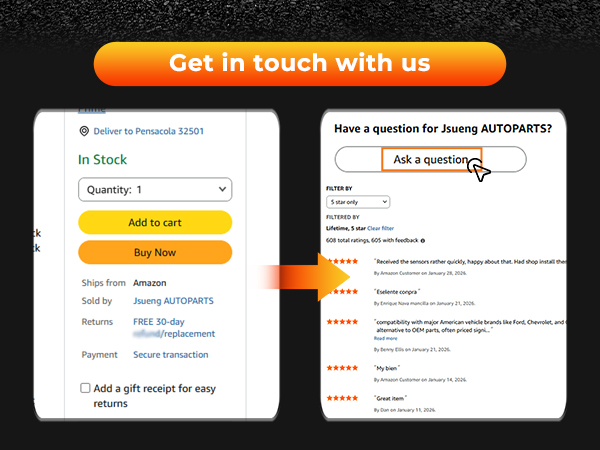 GET IN TOUCH WITH US