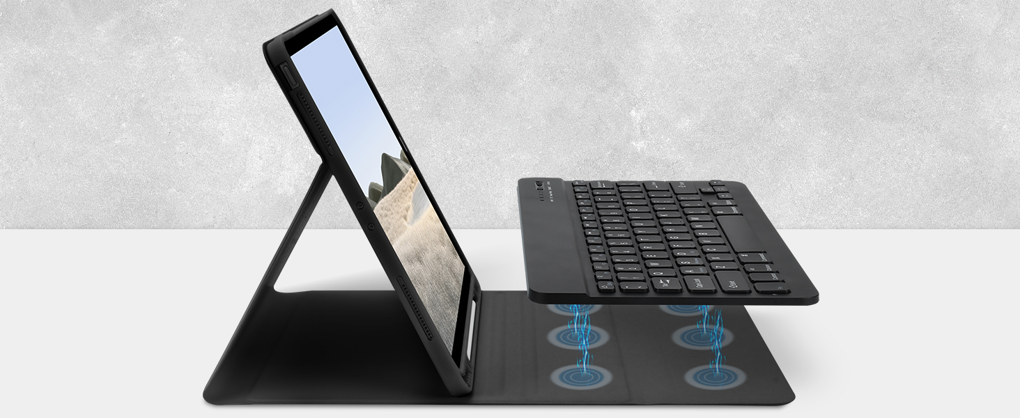 iPad Pro 12.9 inch 2022 Case with Keyboard Black 5
