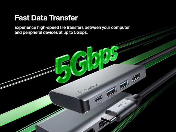 Belkin Connect USB-C 4 in 1 Multiport Hub