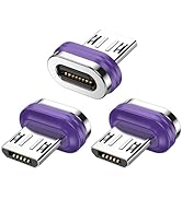 AUFU 16PIN Micro USB Magnetic Tips 3Pack, Micro USB Magnetic Adapter/Magnetic Heads/Magnetic Char...