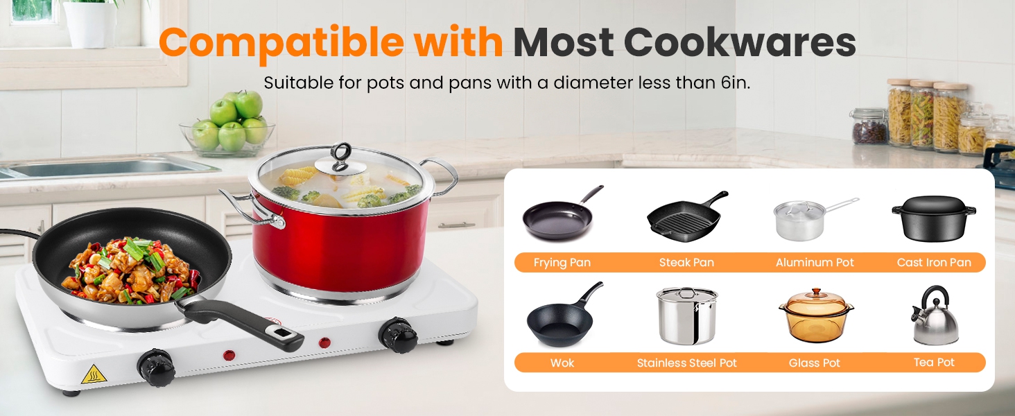 compatible with most cookwares 