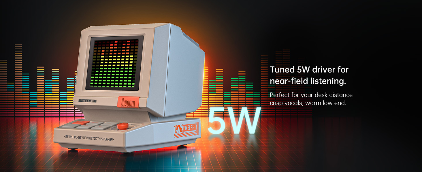 custom pixel art speaker