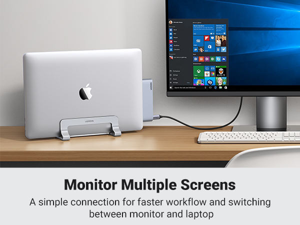 vertical laptop stand