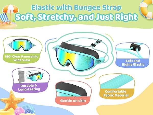 dk02 kids swim goggles