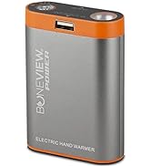 Electric Hand Warmer Phone Charger - HotPocket Lithium Ion Battery Pack, 115 Degree Heat for 8 Ho...