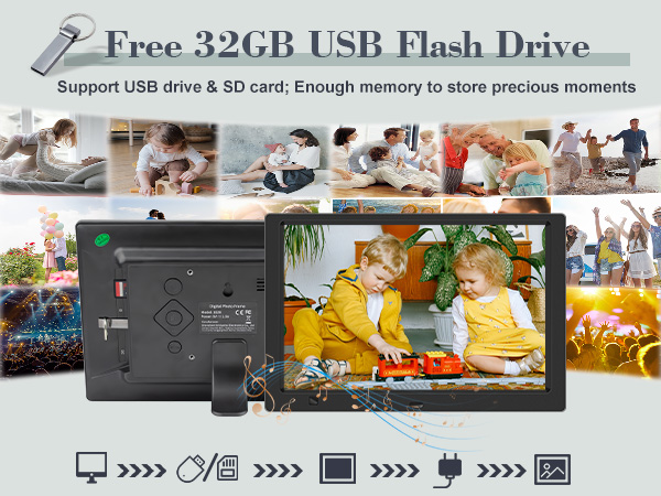 digital picture frame usb