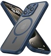 ImpactStrong Magnetic Guard Designed for iPhone 15 Pro Max Case [Camera Protection] [Military Gra...