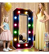 Ledido 34 Colors Marquee Letters 4 Feet Tall with Remote, Easy to Assemble 4FT Marquee Light Up L...