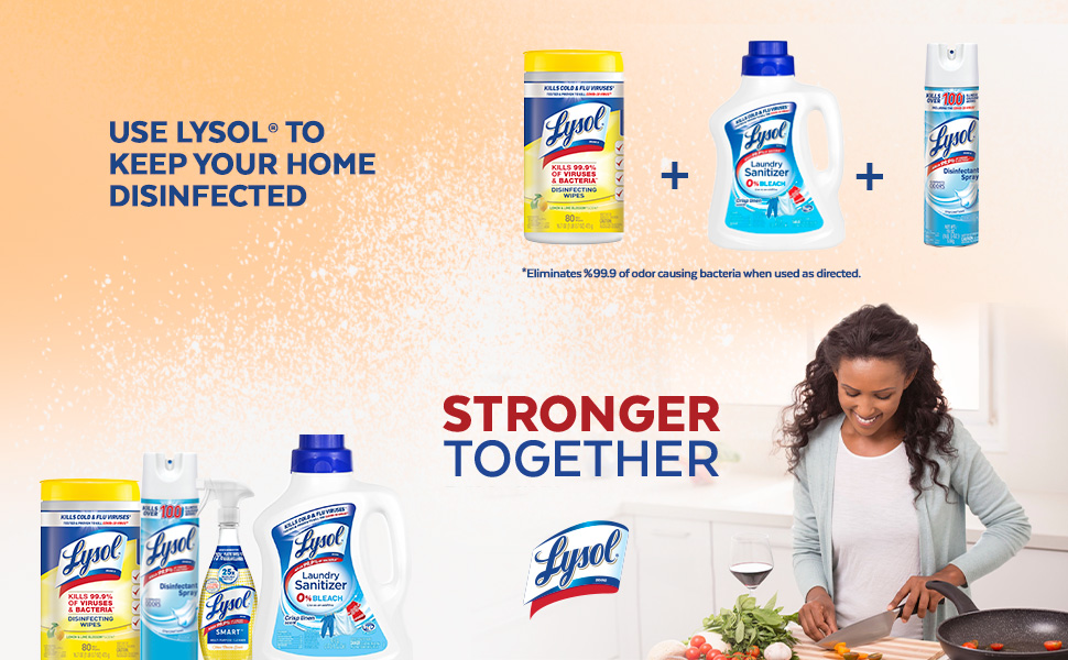 Use Lysol to keep your phone disinfected 