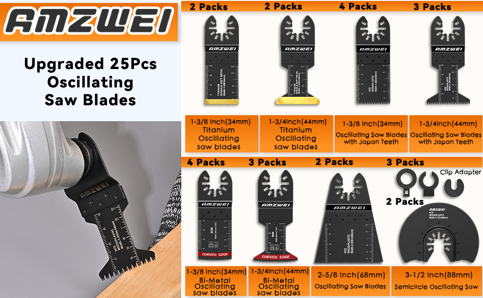 oscillating saw blades