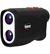 1200 Yards Golf Rangefinder with Slope, 7X Magnification, Flag Pole Locking Vibration, Rechargeab...