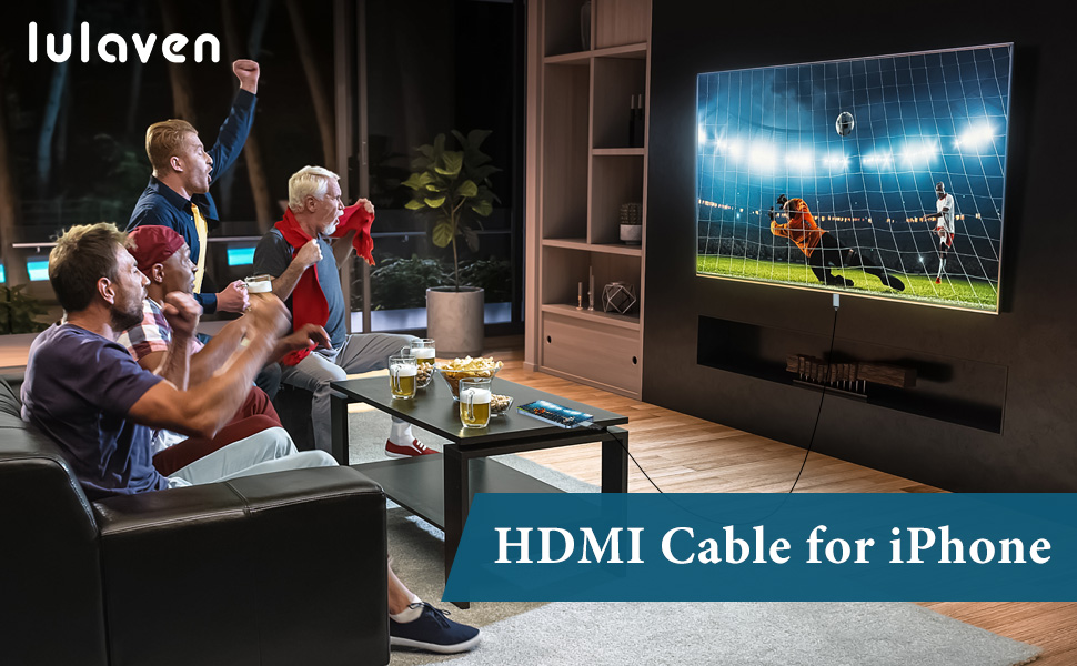 B09T9S9FVV HDMI CABLE FOR IPHONE