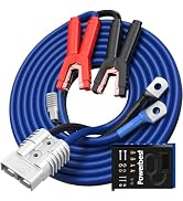 Heavy Duty Jumper Cables - 2/0 Gauge 30 Feet 1600Amp Automotive Booster Jumper Cables with 350A B...