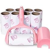 Lint Roller, 9 Refills 540 Sheets,Super Sticky Pet Hair Remover Kit, YQMAJIM Adhesive Lint Brush ...