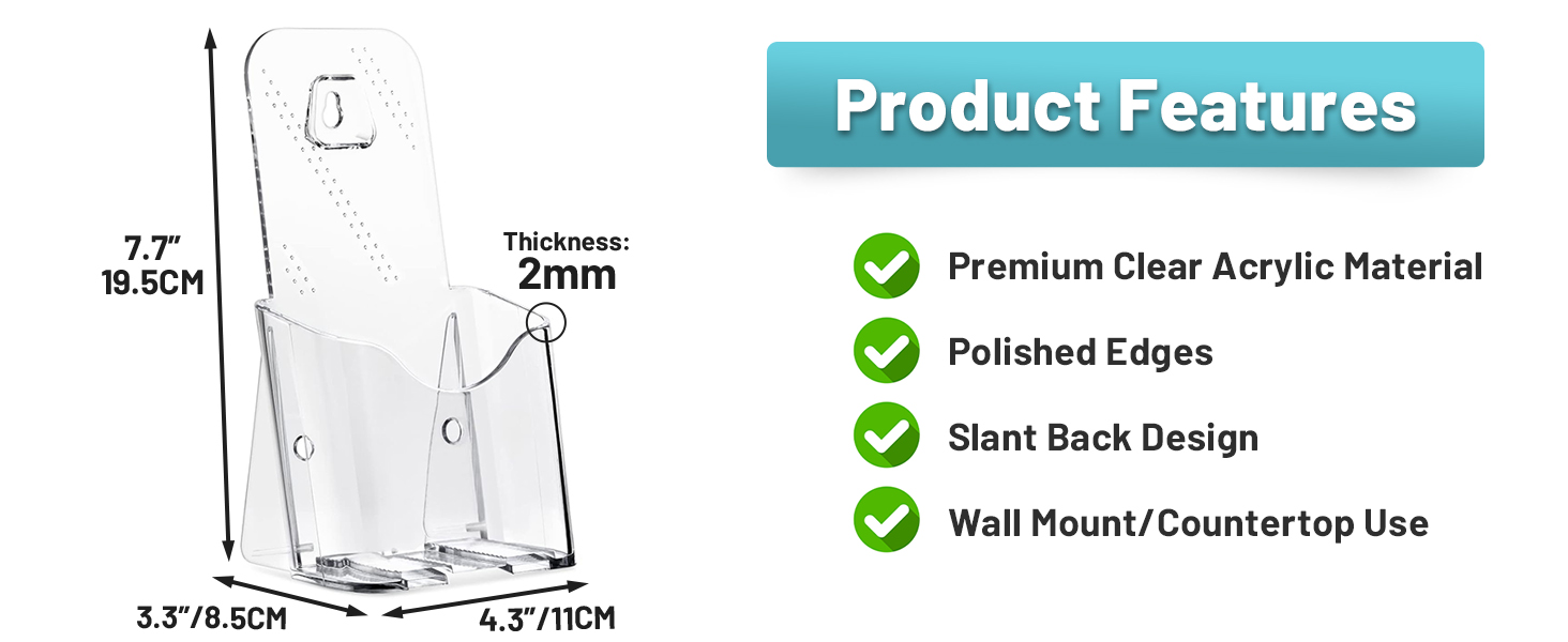 brochure holder