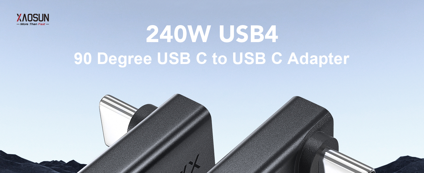 90 degree usb c to usb c adapter